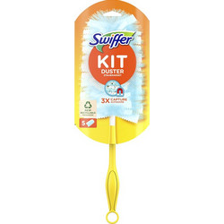 SWIFFER DUSTER KIT ΛΑΒΗ + ΑΝΤΑΛΛΑΚΤΙΚΑ ΦΤΕΡΑ ΞΕΣΚΟΝΙΣΜΑΤΟΣ 5τμχ