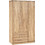 HomeMarkt Τρίφυλλη Ντουλάπα Ρούχων Caesar Sonoma 89x42.5x181cm HM340.02