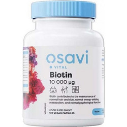 Osavi Biotin 10000μg 120 Κάψουλες