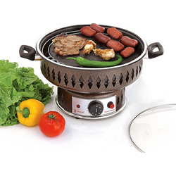 Olimpist Cooking Robot Set Ηλεκτρική Ψησταριά Πλάκας 2000W με Καπάκι και Ρυθμιζόμενο Θερμοστάτη 40cm