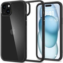 Spigen Ultra Hybrid Back Cover Black (iPhone 15)