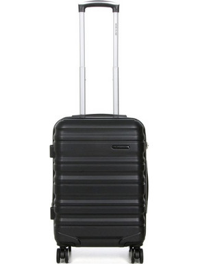 Worldline 23358-01 Βαλίτσα με 4 Ρόδες Μαύρη