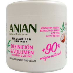 Anian Definition & Volume Keratin Μάσκα Μαλλιών Κερατίνης για Όγκο 350ml
