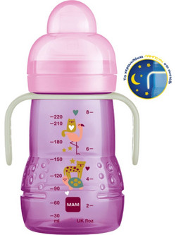 Mam Trainer Animals Pink 220ml