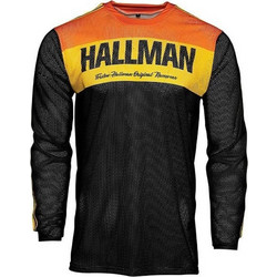 Μπλούζα Thor Hallmanair S21 Jersey Tapd Μαύρο/Πορτοκαλί