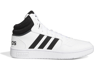 Adidas Hoops 3.0 Mid Ανδρικά Sneakers Μποτάκια Λευκά GW3019
