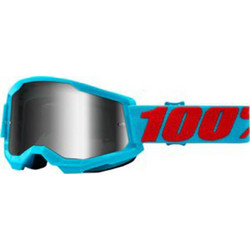 Μάσκα 100% Strata 2 Summit Blue Mirrored Silver Lens