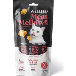 Wellfed Meat Mellows Grain Free with Chicken & Beef 30gr
