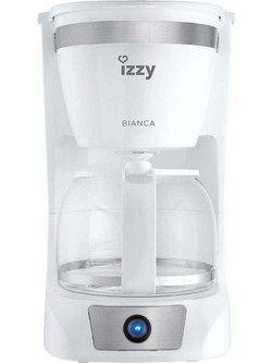 Izzy C108S Καφετιέρα Φίλτρου 950W White/Inox
