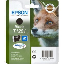 Epson T1281 Black Μελάνι Εκτυπωτή Inkjet C13T128140