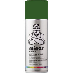 Minos Σπρέι Βαφής RAL6002 Πράσινο Gloss 400ml
