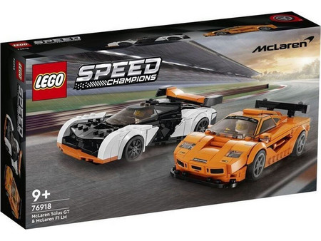 Lego Speed Champion Mclaren Solus Gt & Mclaren F1 Lm για 9+ Ετών 76918