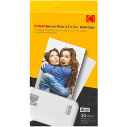 Kodak Ink + Photo Paper 2.1x3.4inch 30 Sheets
