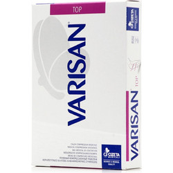 Varisan Top Normal Κάλτσες Διαβαθμισμένης Συμπίεσης Κλάση 2 Κάτω Γόνατος με Ανοιχτά Δάχτυλα Μπεζ