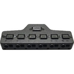 Splitter block TOOL-0095 για LED καλωδιοταινίες, 6-port, μαύρο