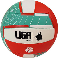 LigaSport Volleyball Python (Green/Red/White)
