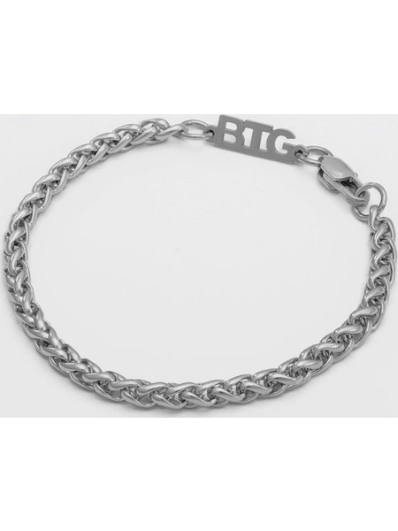 BTG Climax 5Mm Ασημί Βραχιόλι Ανοξείδωτο Ατσάλι BTG-1148 Ασημί