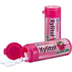 Xylitol Chewing Gum For Kids Με Γεύση Φράουλας 30 τσίχλες