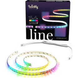 Smart Ταινία LED Twinkly Line Extension (TWL100ADP-W) 1.5 Μέτρο, 90 LED RGB, με Λευκό Καλώδιο, Βluetooth, WiFi, Dimmer Και Έλεγχο μέσω Κινητού Τηλεφώνου TWL100ADP-W