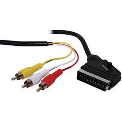 Καλώδιο Scart 21p-3xRCA HQ