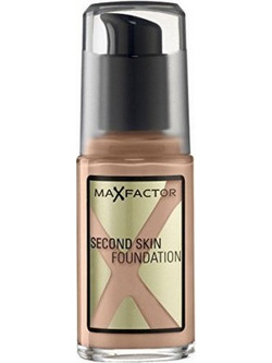 Max Factor Second Skin Fluid 85 Caramel Liquid Make Up 30ml