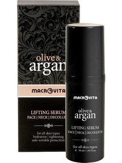 Macrovita Olive & Argan Lifting Αντιγηραντικό Serum Προσώπου για Σύσφιξη με Argan Oil 30ml