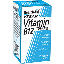 Health Aid Vitamin B12 1000μg 50 Ταμπλέτες