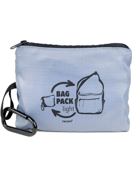 Troika Bag Pack Ανδρική Τσάντα Ωμου Γκρι RUC40 GY