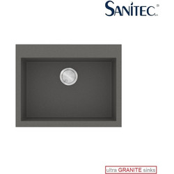 Sanitec Ultra Granite 809 Υποκαθήμενος Νεροχύτης Γρανίτη Ματ Pietra 60x50cm