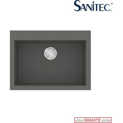 Sanitec Ultra Granite 815 Υποκαθήμενος Νεροχύτης Γρανίτη Ματ Pietra 70x50cm