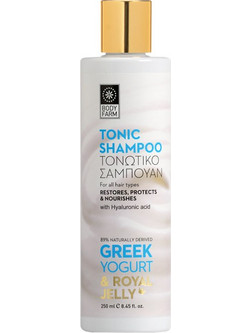 Bodyfarm Tonic Φυτικό Σαμπουάν & Conditioner για Επανόρθωση & Ψαλίδα για Ξηρά & Ταλαιπωρημένα Μαλλιά 250ml