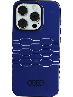 Audi IML MagSafe case for iPhone 15 Pro - blue