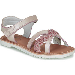 Kickers Sharkky Παιδικά Πέδιλα για Κορίτσι Μπεζ 784701-30-113