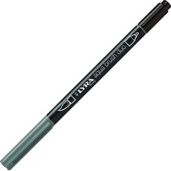 Μαρκαδόροι Lyra Aqua Brush Duo Cold grey medium L6520097