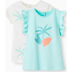 ZIPPY ΣΕΤ 2 ΜΠΛΟΥΖΕΣ PALM TREES ΒΕΡΑΜΑΝ 6Μ-36Μ