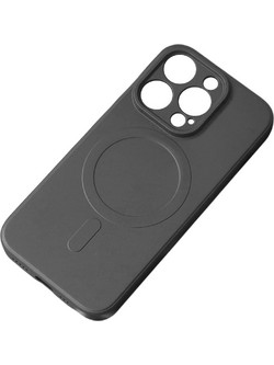 MagSafe Compatible Silicone Case for iPhone 15 Plus Silicone Case - Black