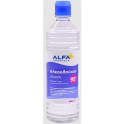 Alfa Products Ήπια Αλκοολούχος Λοσιόν 95° 240ml