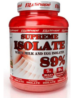 Fit & Shape Supreme Isolate Chocolate Tart Πρωτεΐνη Ορού Γάλακτος Γράμμωσης 1.82kg