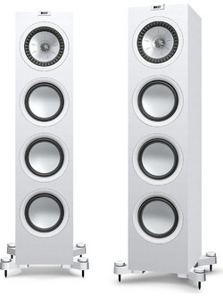 Kef Q750 Ζεύγος Ηχείων Hi-Fi Δαπέδου 150W 2.5 Δρόμων Satin White