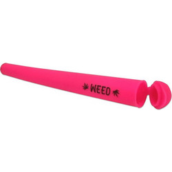 Κύλινδρος Αποθήκευσης Πλαστικός Pink Weed - 12cm