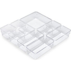 ORGANIZER ΣΕΤ 10 ΤΕΜΑΧΙΩΝ EMUCA 8145320 ΠΛΑΣΤΙΚΟ ΔΙΑΦΑΝΟ