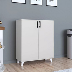 Megapap Lilly Παπουτσοθήκη Ξύλινη Λευκή Μ72xΠ32.5xΥ88cm GP041-0017,1