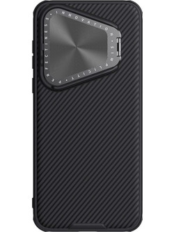 Θήκη Huawei Pura 70 NiLLkin Camshield Prop Series Πλάτη με προστασία για την κάμερα και βάση στήριξης από σκλήρό Premium TPU μαύρο