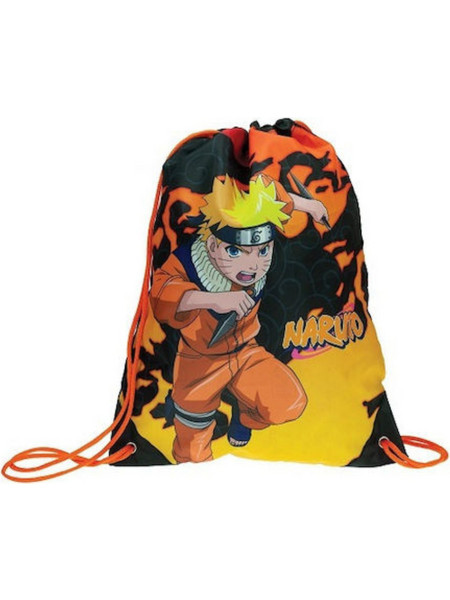 Gim Naruto Παιδική Τσάντα Πλάτης Γυμναστηρίου Πορτοκαλί 369-00261