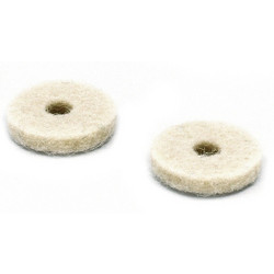 Fender Strap Button Felt Washer - White, 2-pack