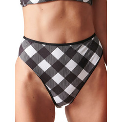 BLU4U Barbie Checks Ψηλόμεσο Bikini Slip Μαύρο 22365142-02