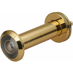 F.F. Group Ματάκι Θυρών Ασφαλείας Ευρυγώνιο 70mm Χρυσό Ματ 41050