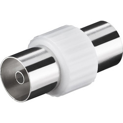 POWERTECH αντάπτορας καλωδίου κεραίας CAB-V030, θηλυκό, λευκός, 5τμχ CAB-V030