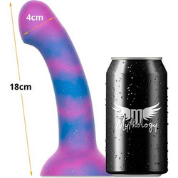 Mythology Dion Galactic Fantasy Μ Dildo με Βεντούζα 18cm Μπλε Μωβ