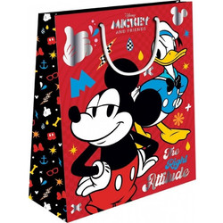 Σακουλα Δωρου Χαρτινη 33X12X45 Mickey/Minnie Με Foil 2 Σχέδια - 1 τμχ (000564046)